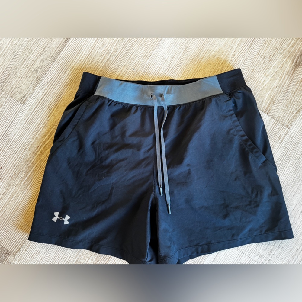 Under Armour Black Athletic Shorts running men’s large